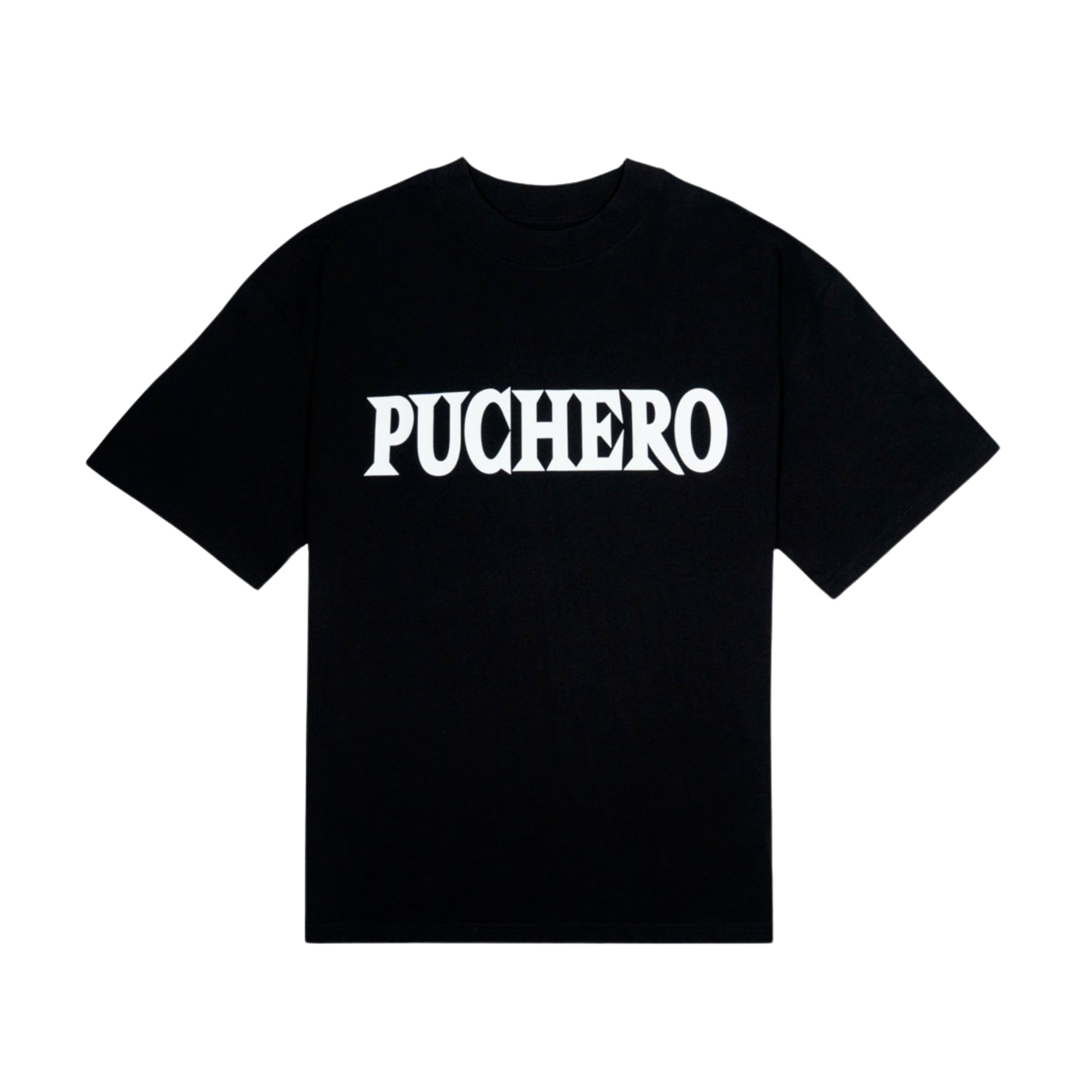 Camiseta oversize "PUCHERO" - Negra