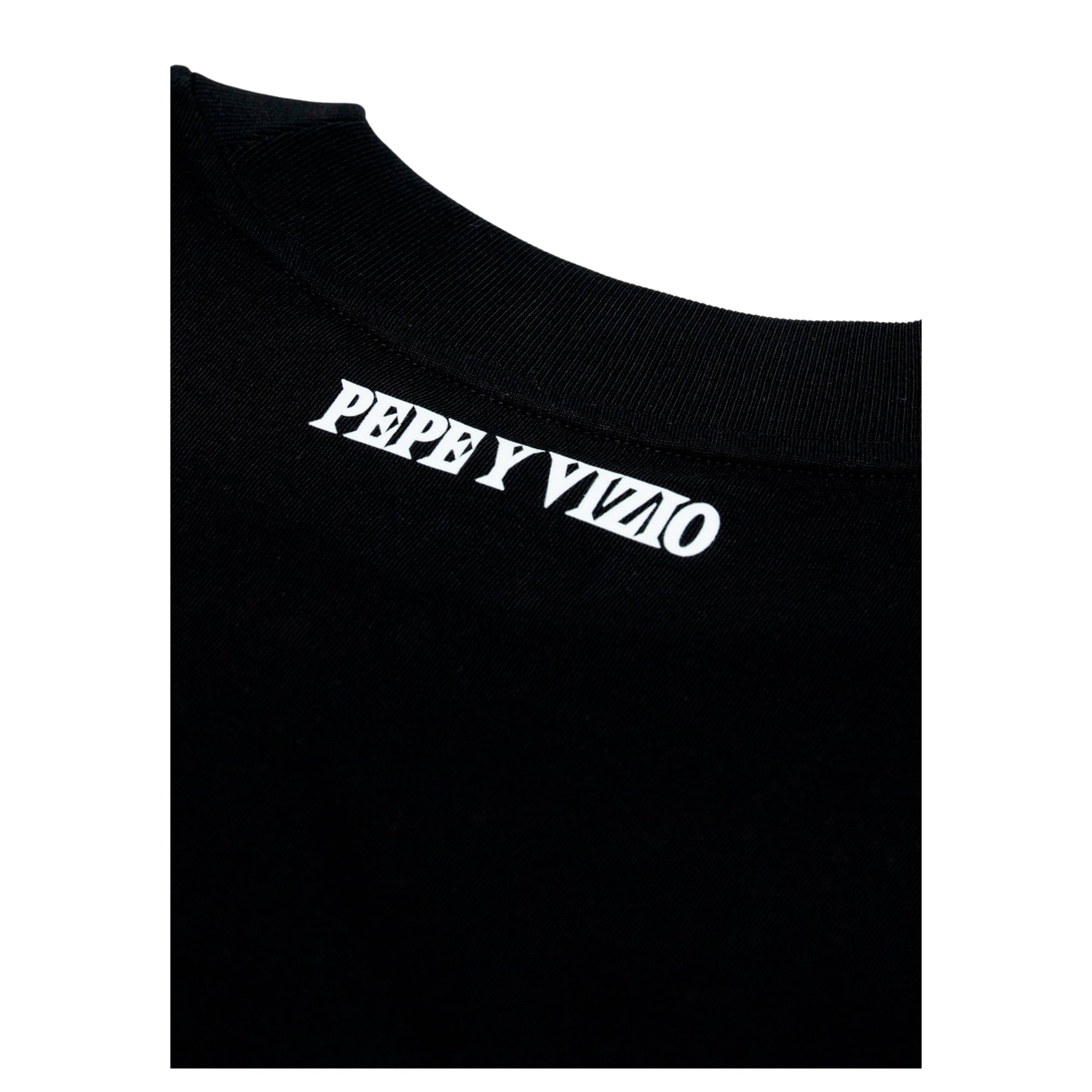Camiseta oversize "PUCHERO" - Negra