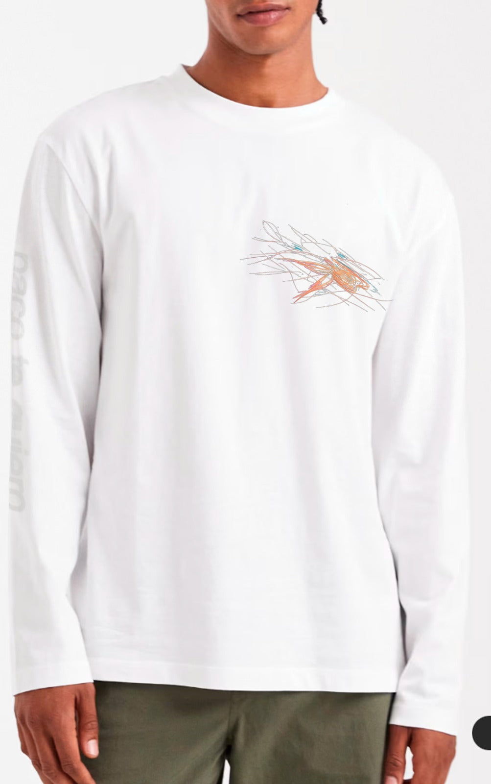 paco te quiero ✶ camiseta blanca "hay un pez naranja en el suelo del metro"